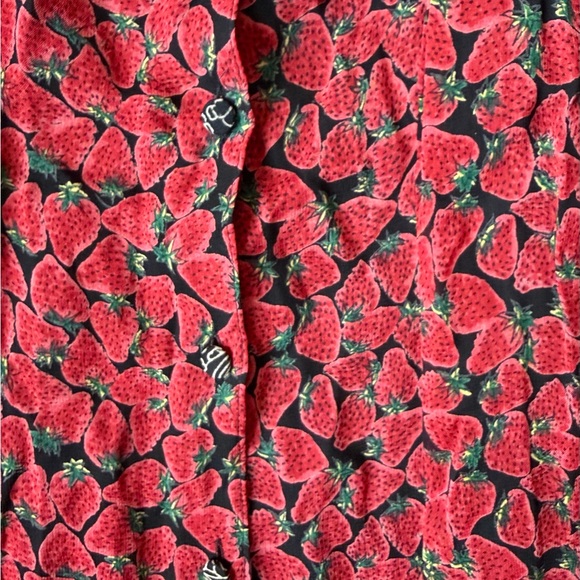 Free People vintage 90s maxi strawberry dress - Picture 4 of 4